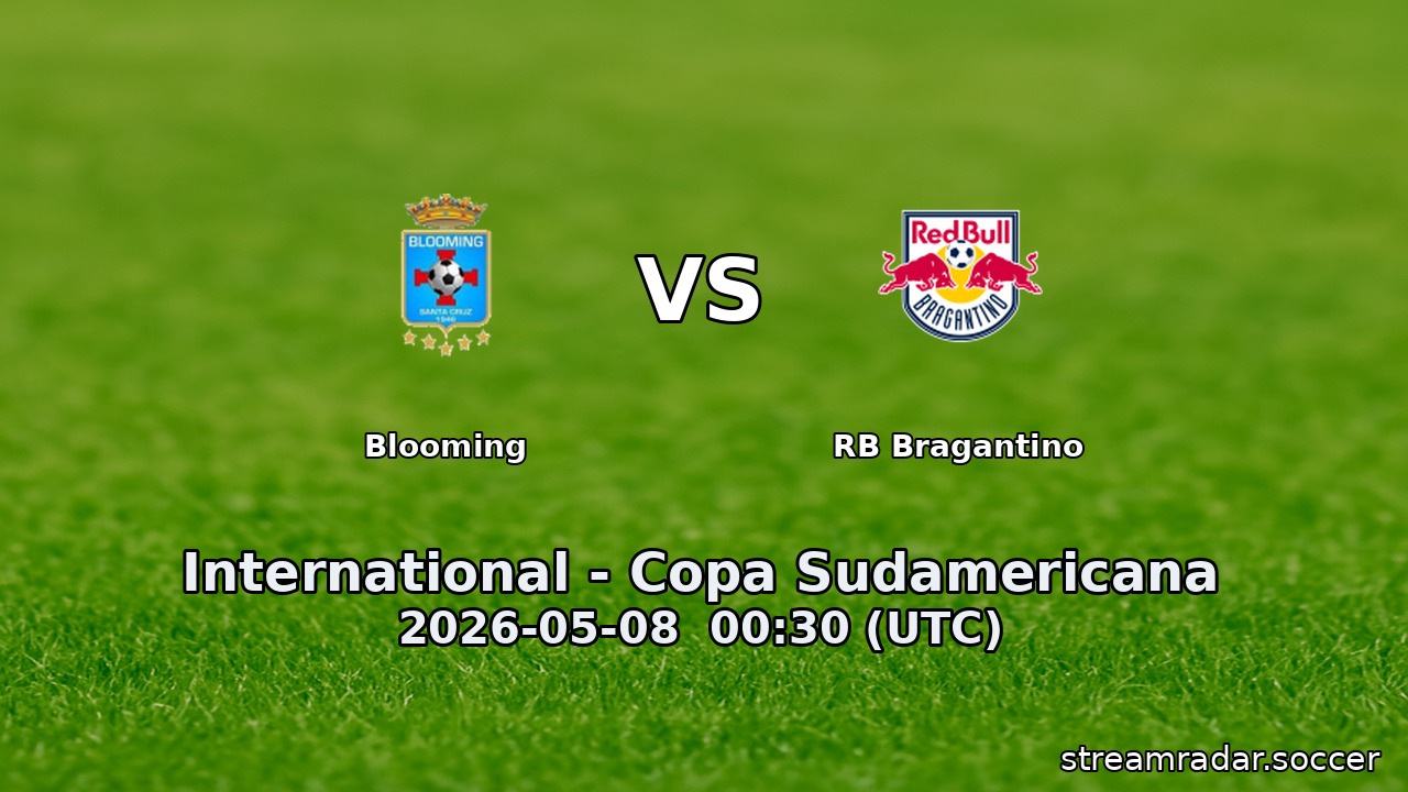 Blooming vs RB Bragantino