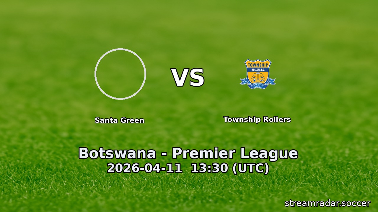 Santa Green vs Township Rollers