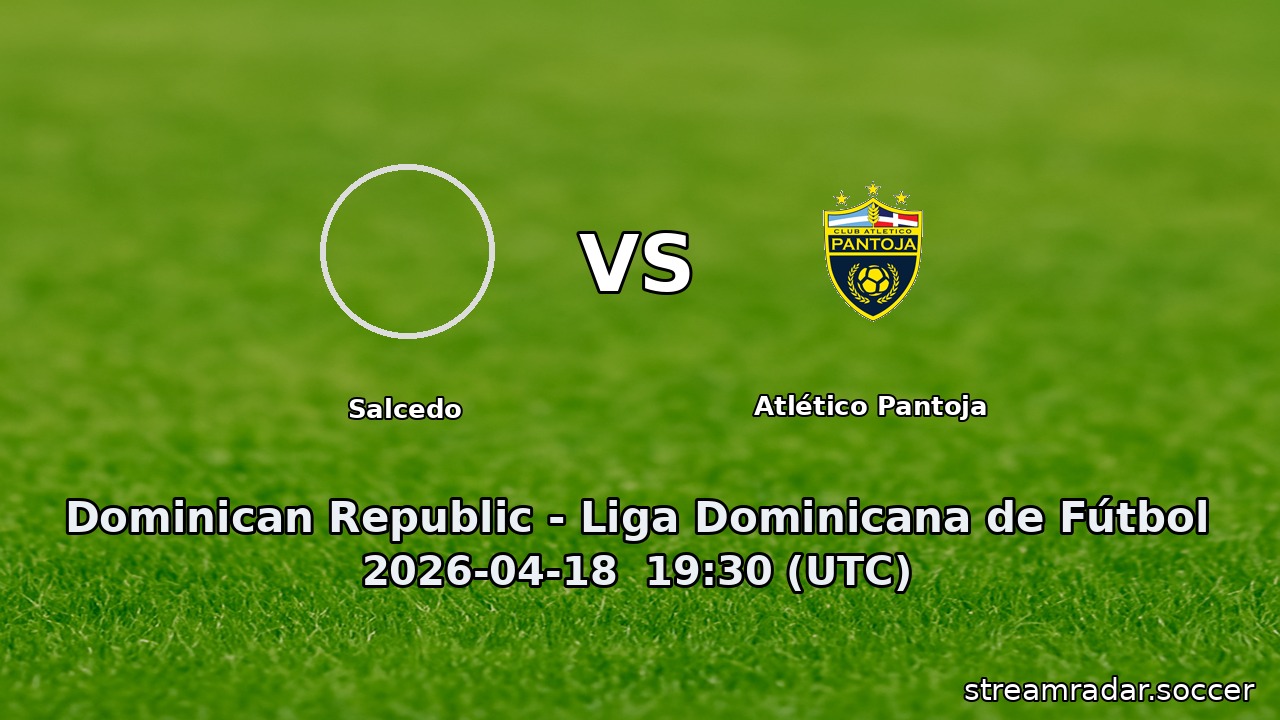 Salcedo vs Atlético Pantoja