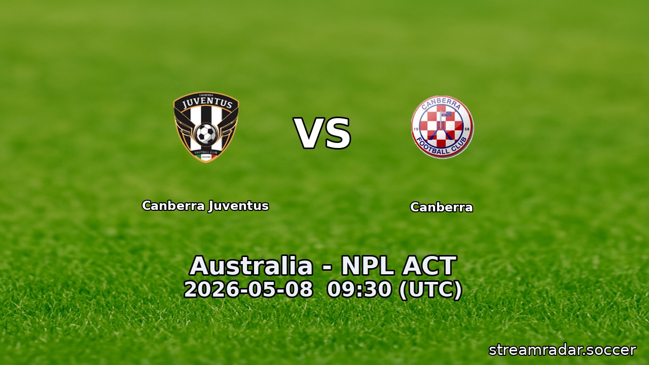 Canberra Juventus vs Canberra
