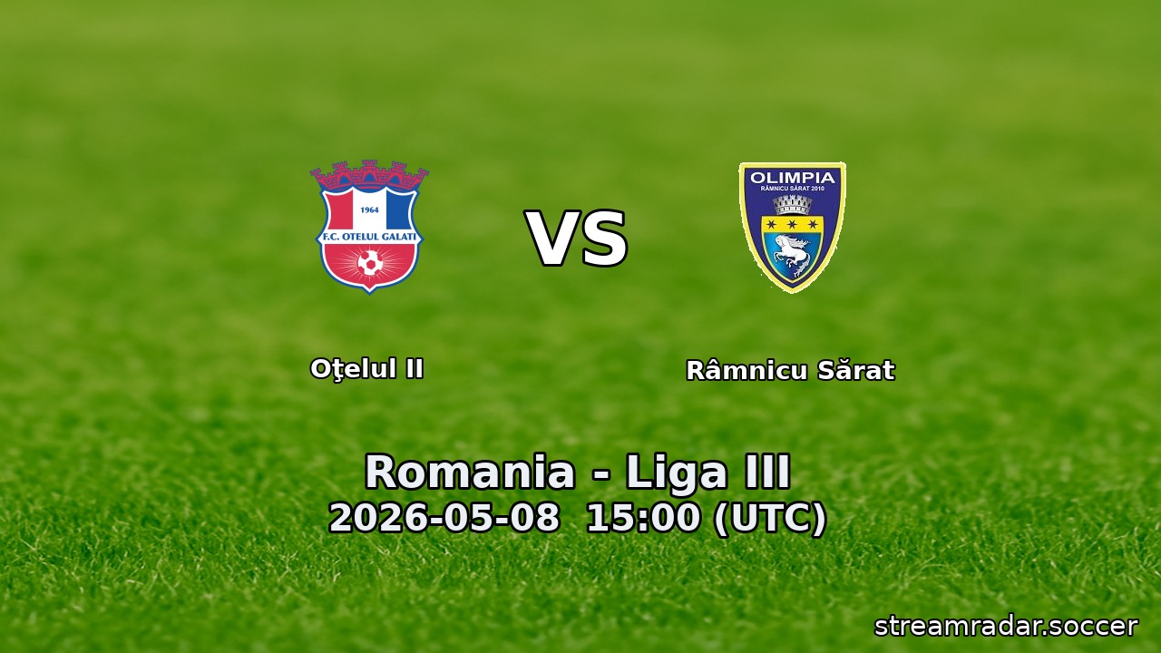 Oţelul II vs Râmnicu Sărat
