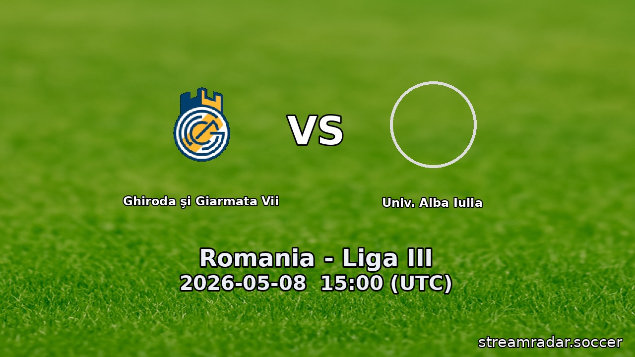Ghiroda şi Giarmata Vii vs Univ. Alba Iulia