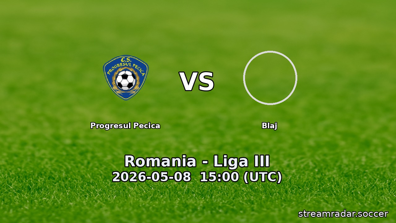 Progresul Pecica vs Blaj