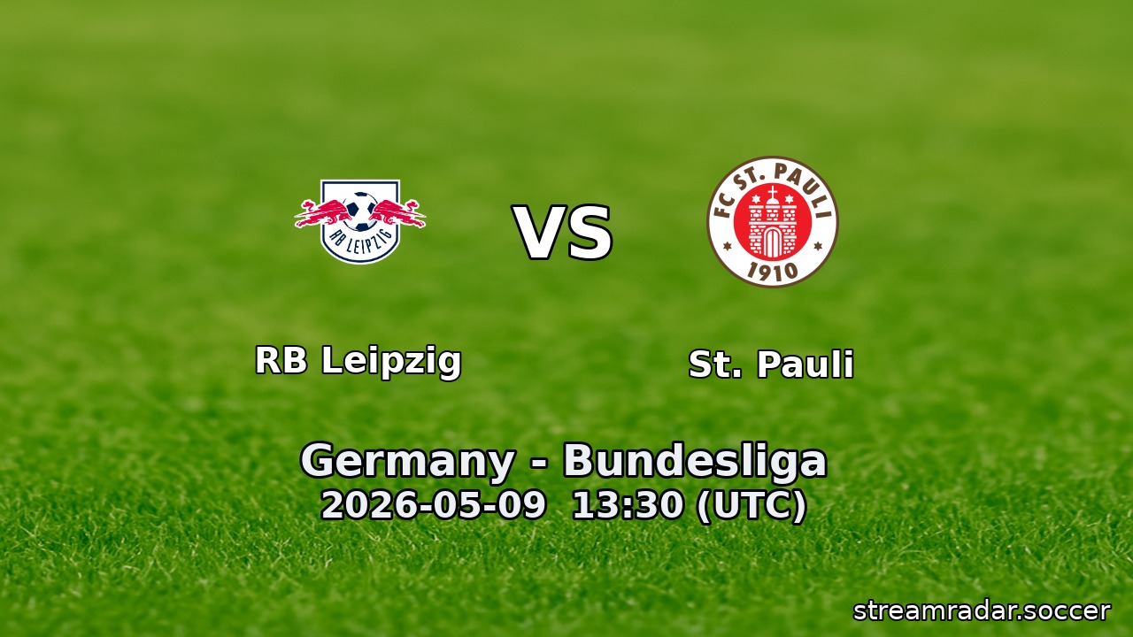 RB Leipzig vs St. Pauli