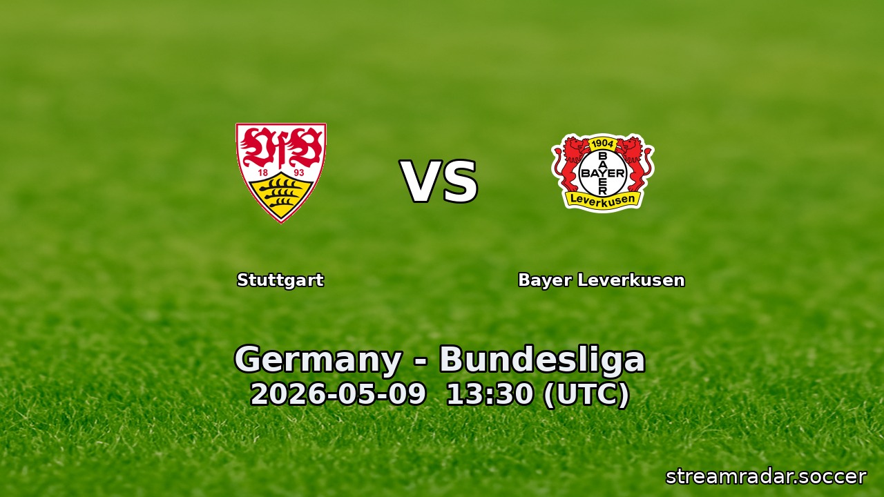 Stuttgart vs Bayer Leverkusen