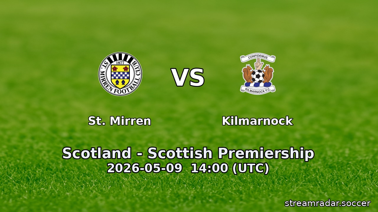 St. Mirren vs Kilmarnock
