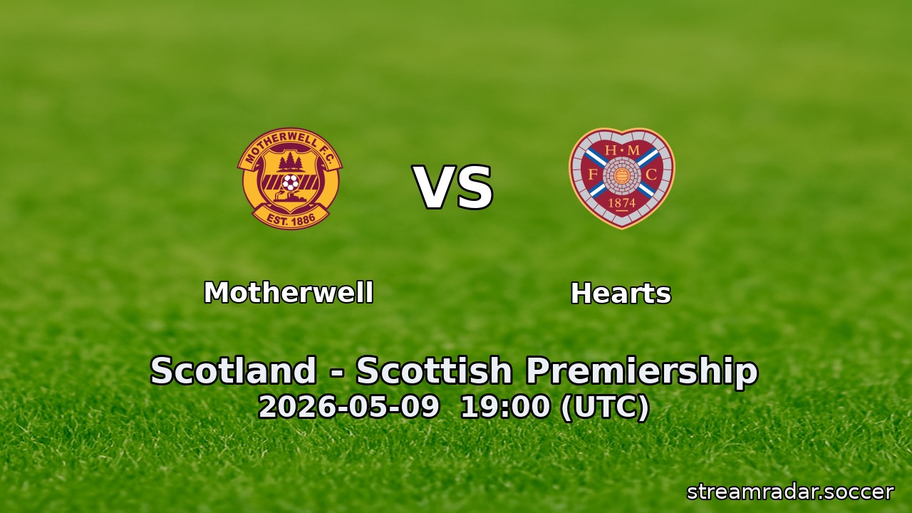 Motherwell vs Hearts