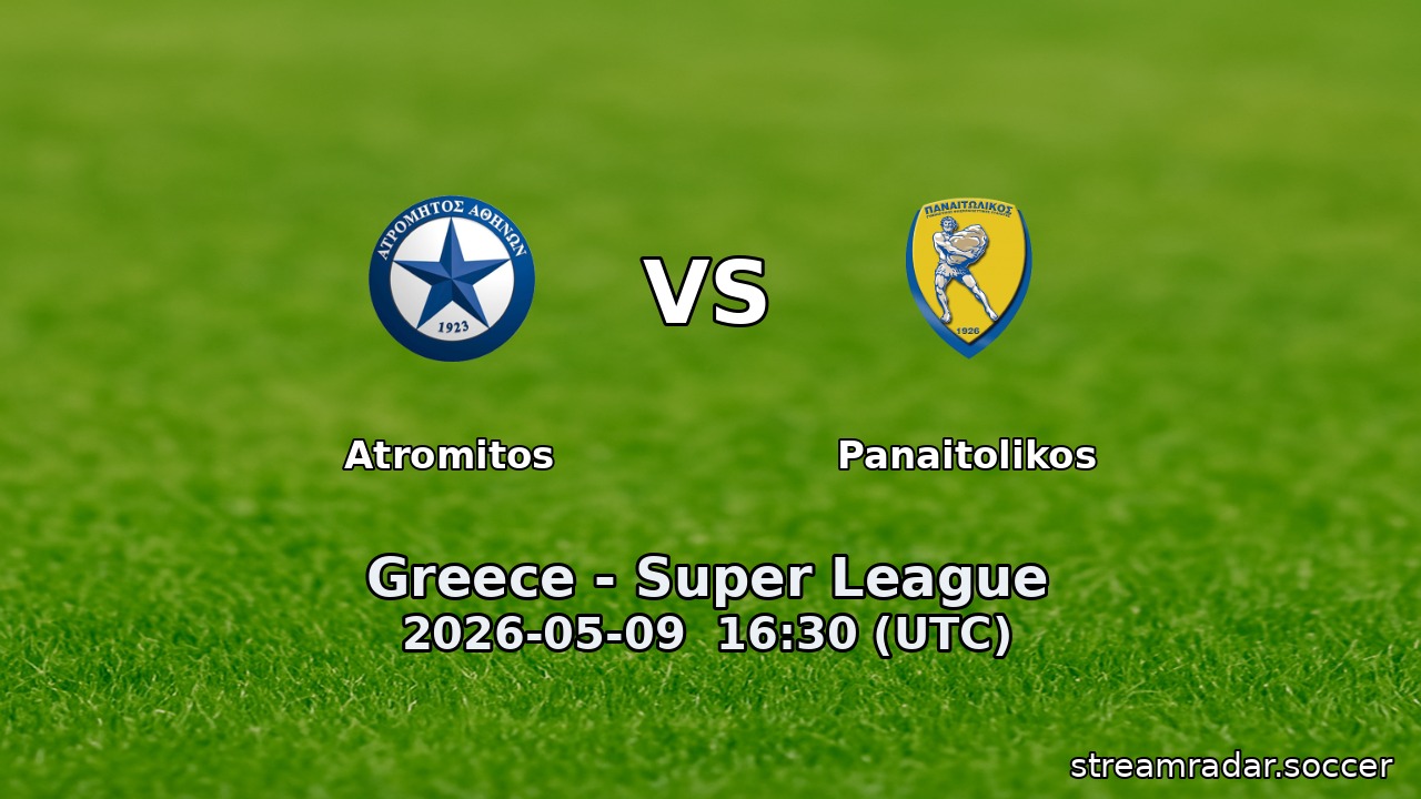 Atromitos vs Panaitolikos