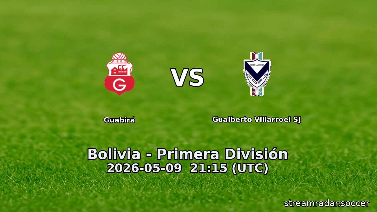 Guabirá vs Gualberto Villarroel SJ