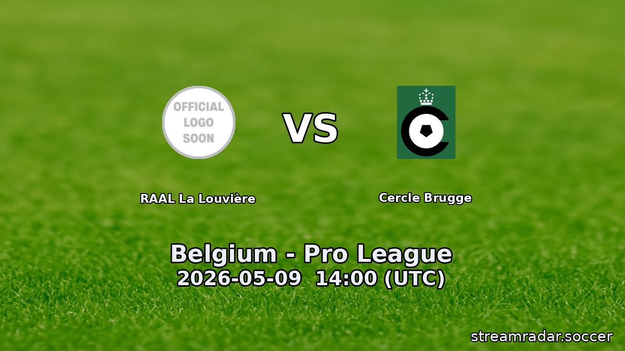 RAAL La Louvière vs Cercle Brugge