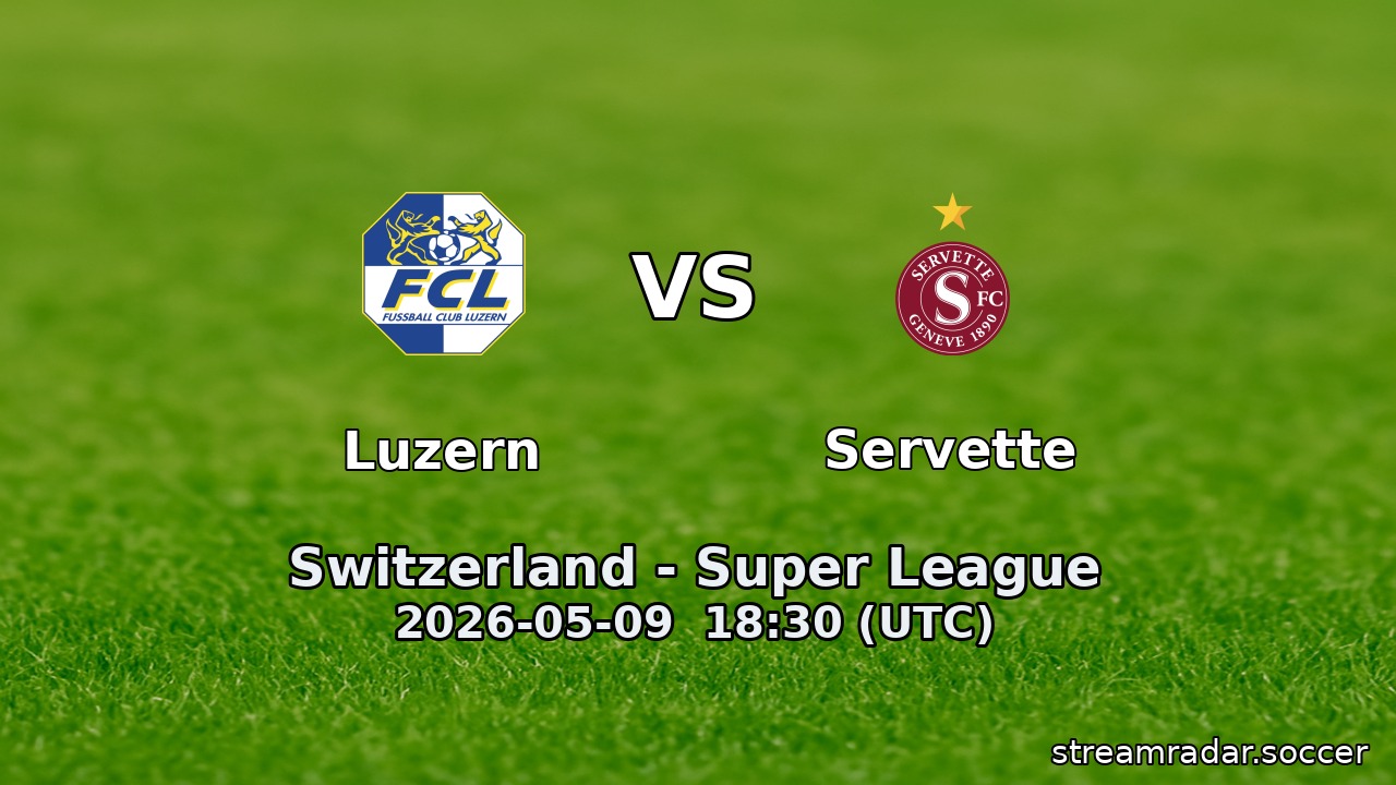 Luzern vs Servette