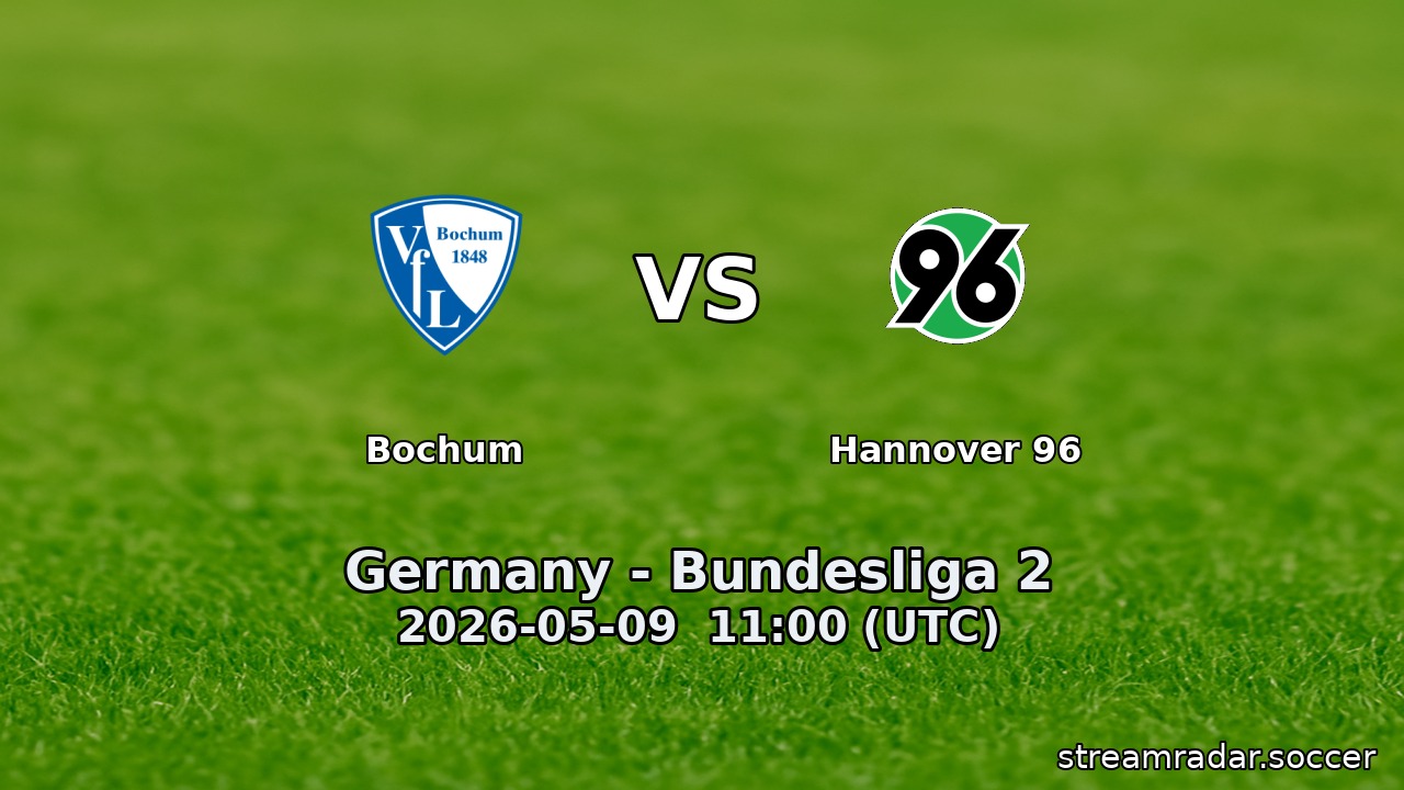 Bochum vs Hannover 96
