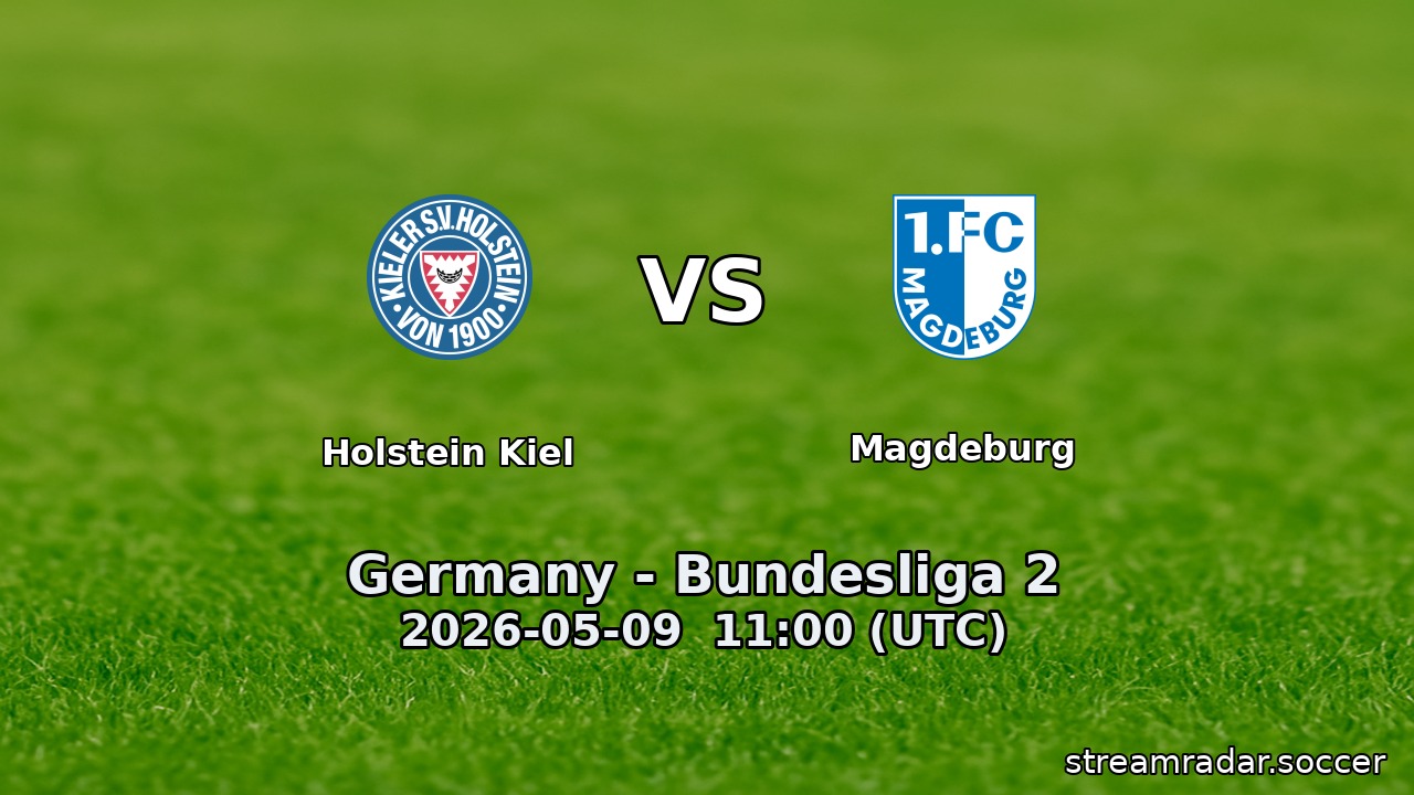 Holstein Kiel vs Magdeburg