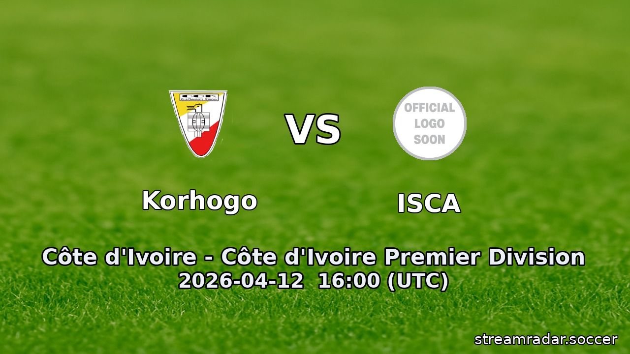Korhogo vs ISCA