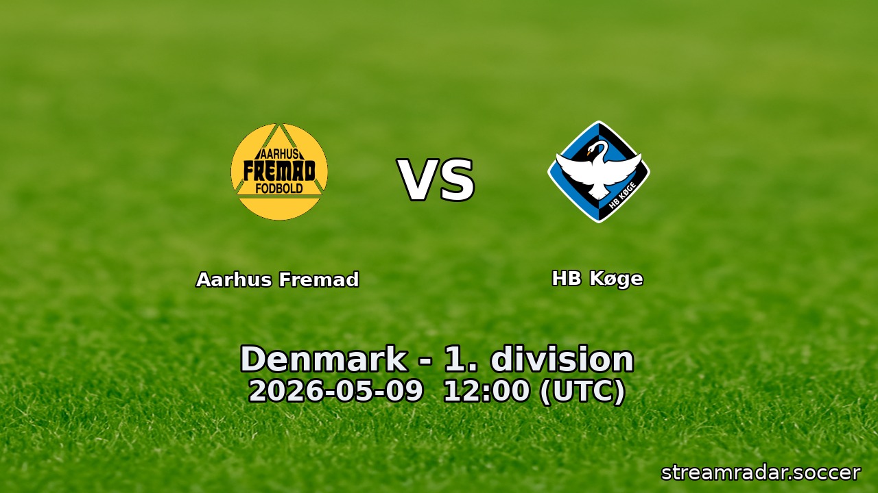 Aarhus Fremad vs HB Køge