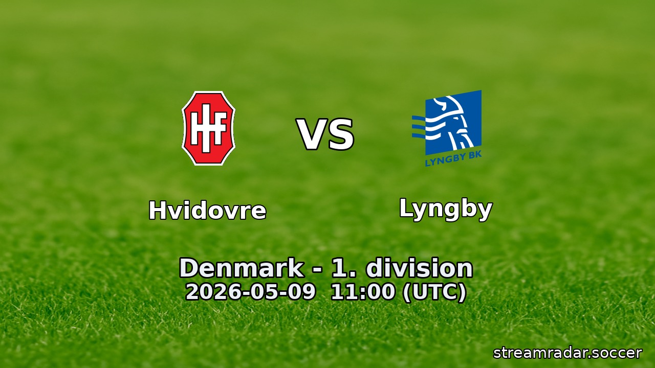 Hvidovre vs Lyngby