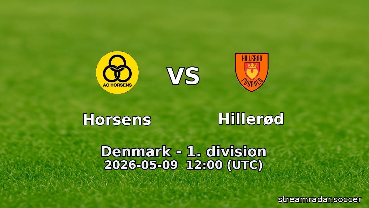 Horsens vs Hillerød