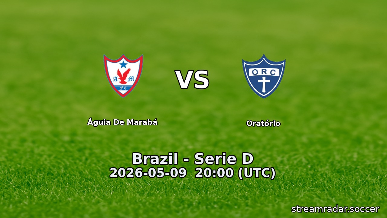 Águia De Marabá vs Oratório