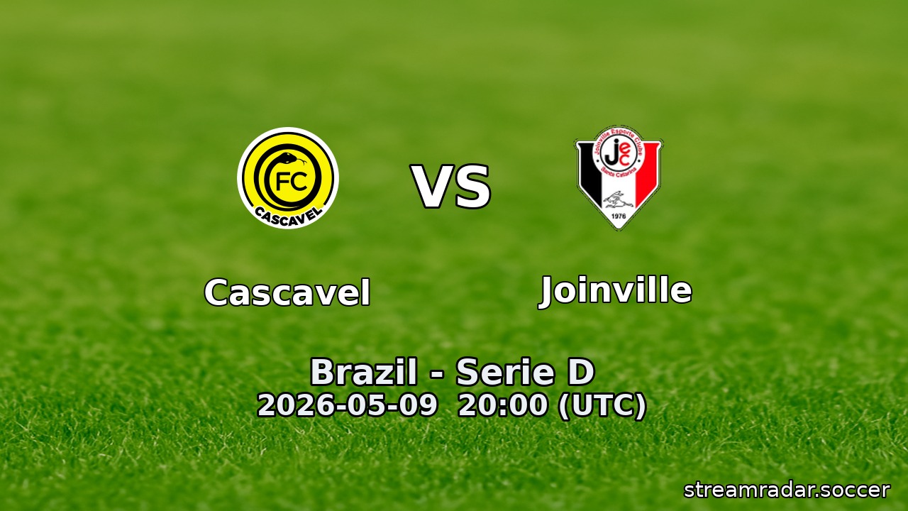 Cascavel vs Joinville