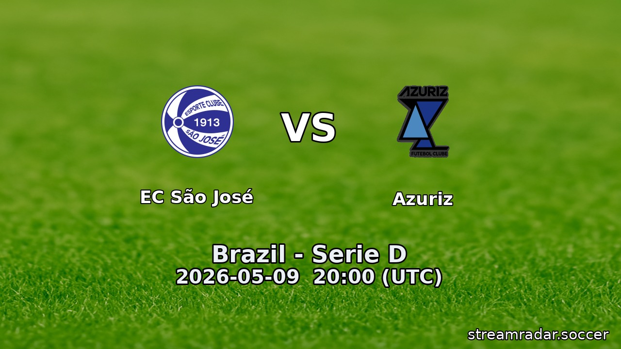 EC São José vs Azuriz