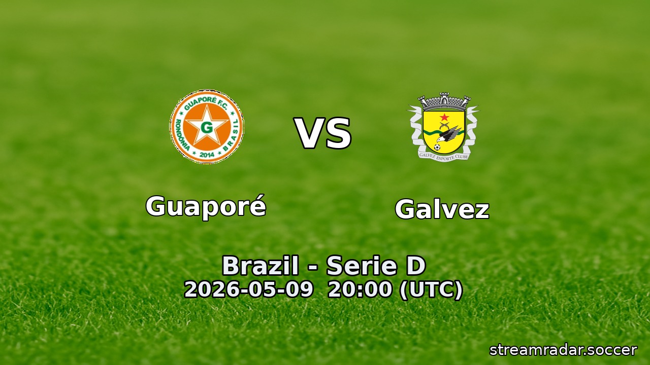 Guaporé vs Galvez