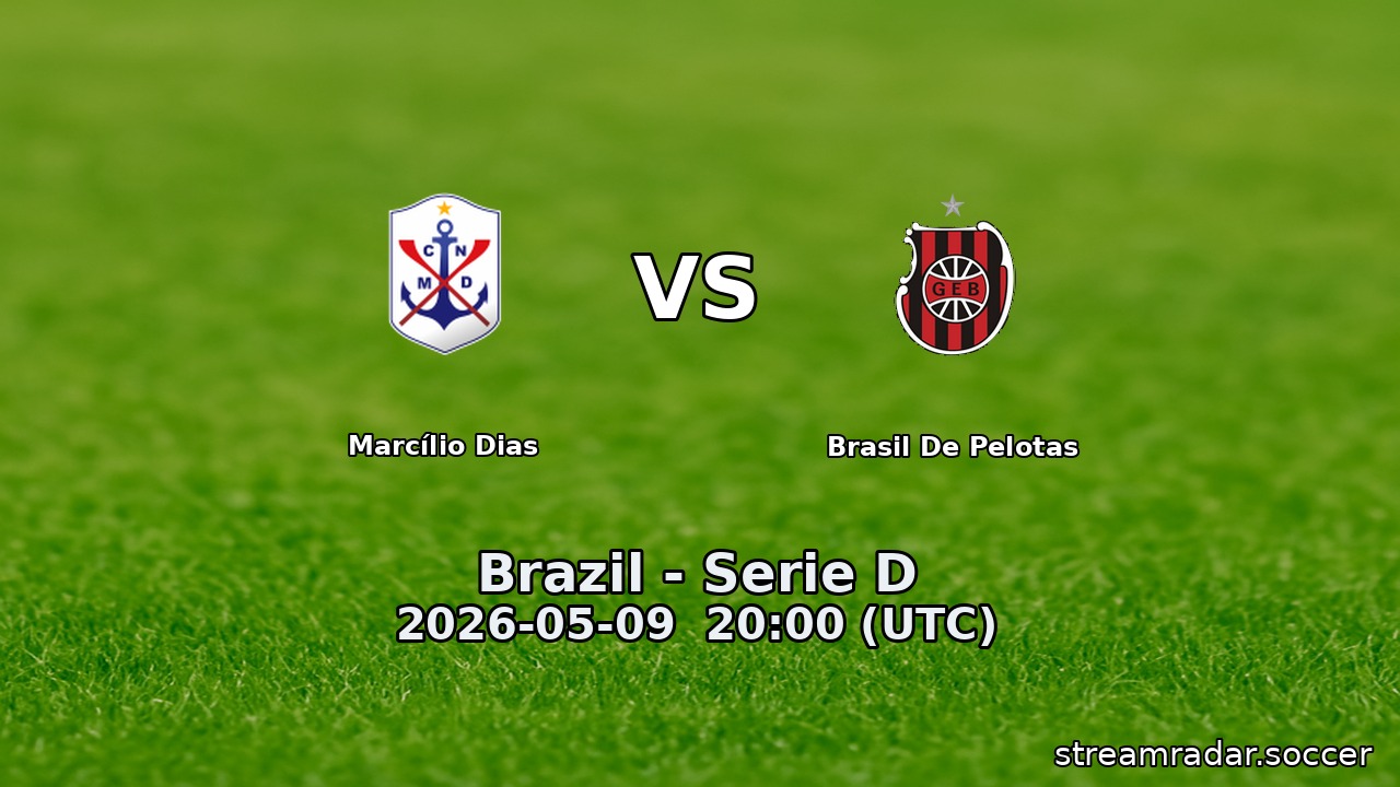 Marcílio Dias vs Brasil De Pelotas