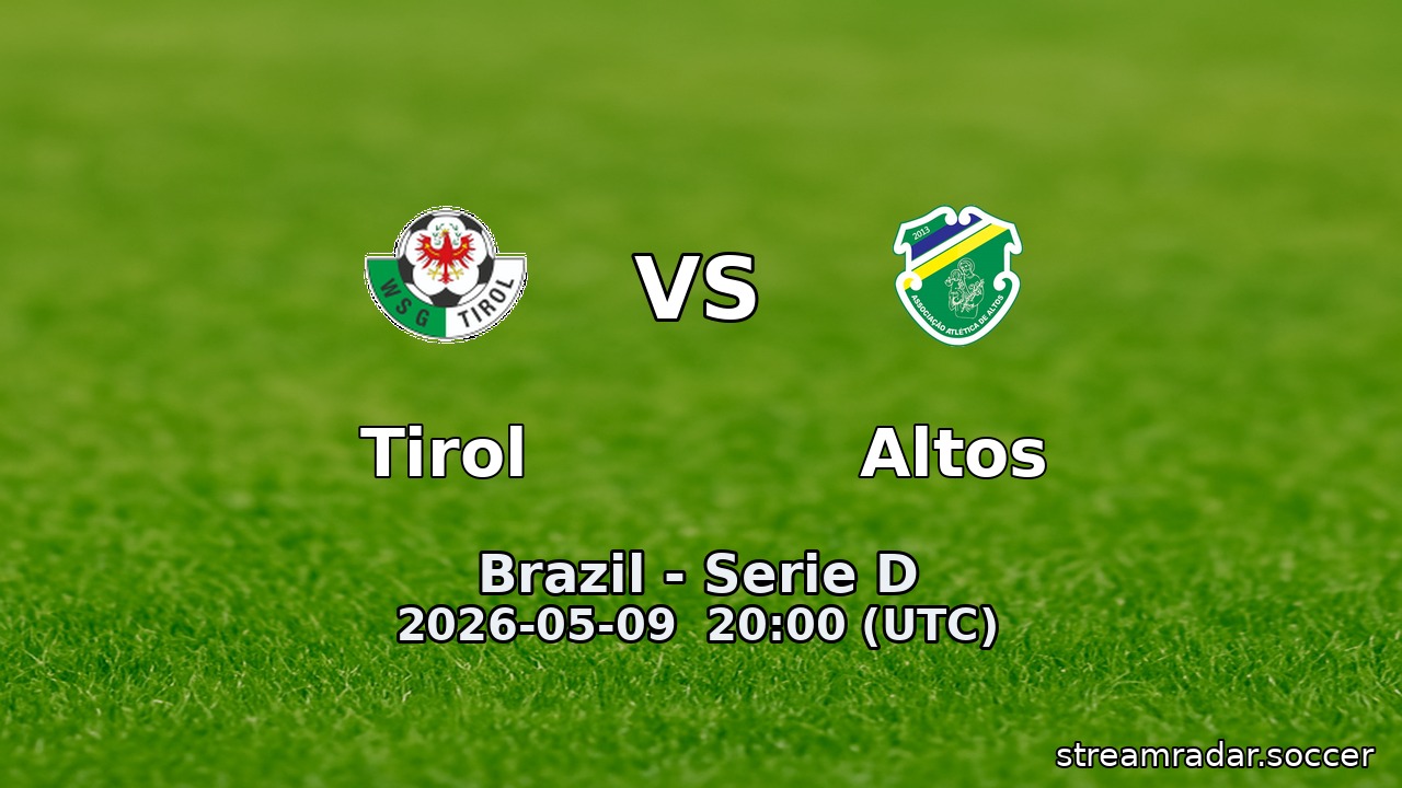 Tirol vs Altos