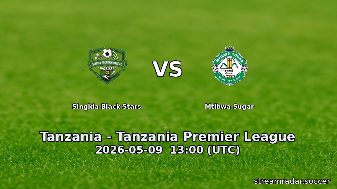 Singida Black Stars vs Mtibwa Sugar