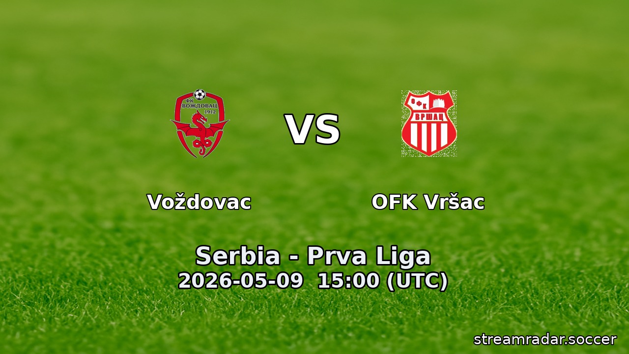 Voždovac vs OFK Vršac