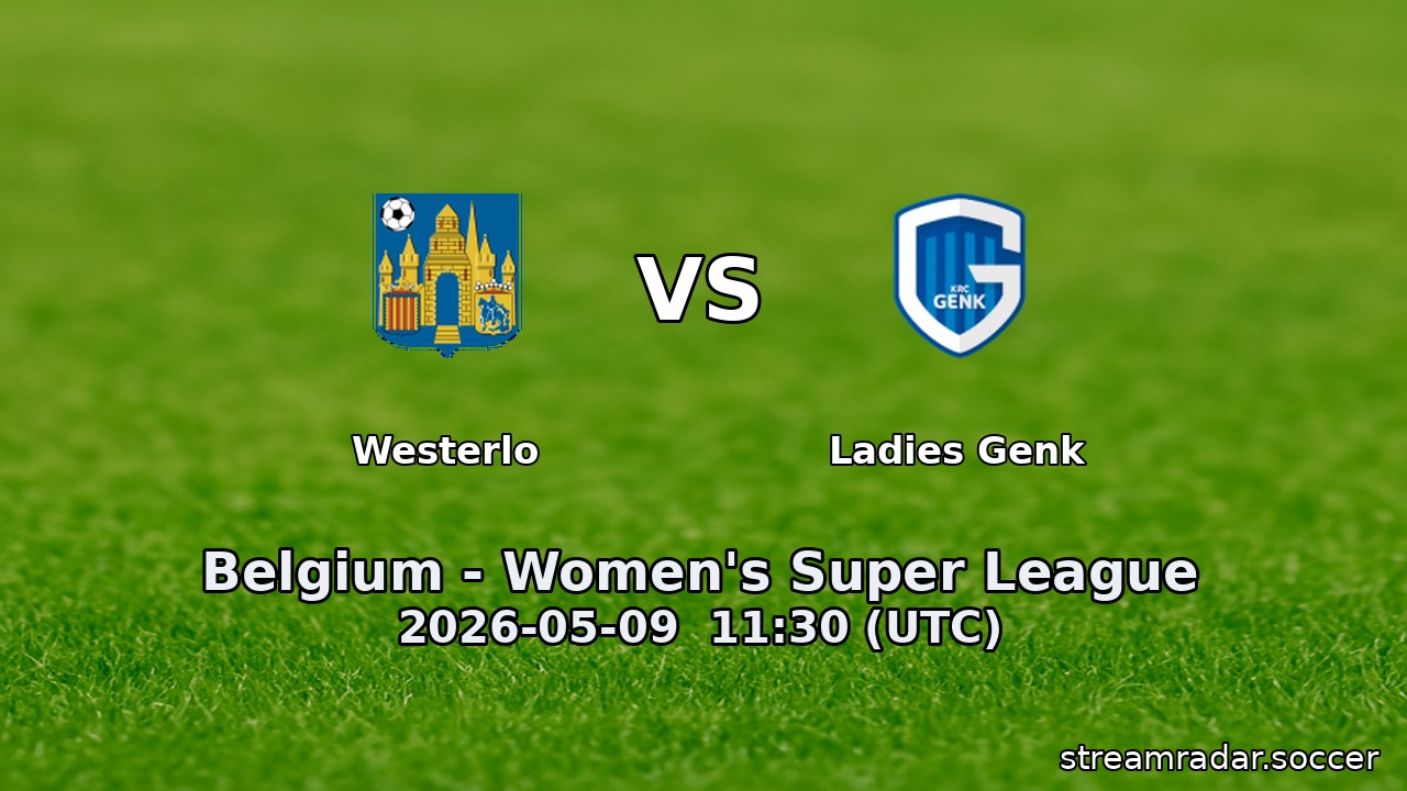 Westerlo vs Ladies Genk