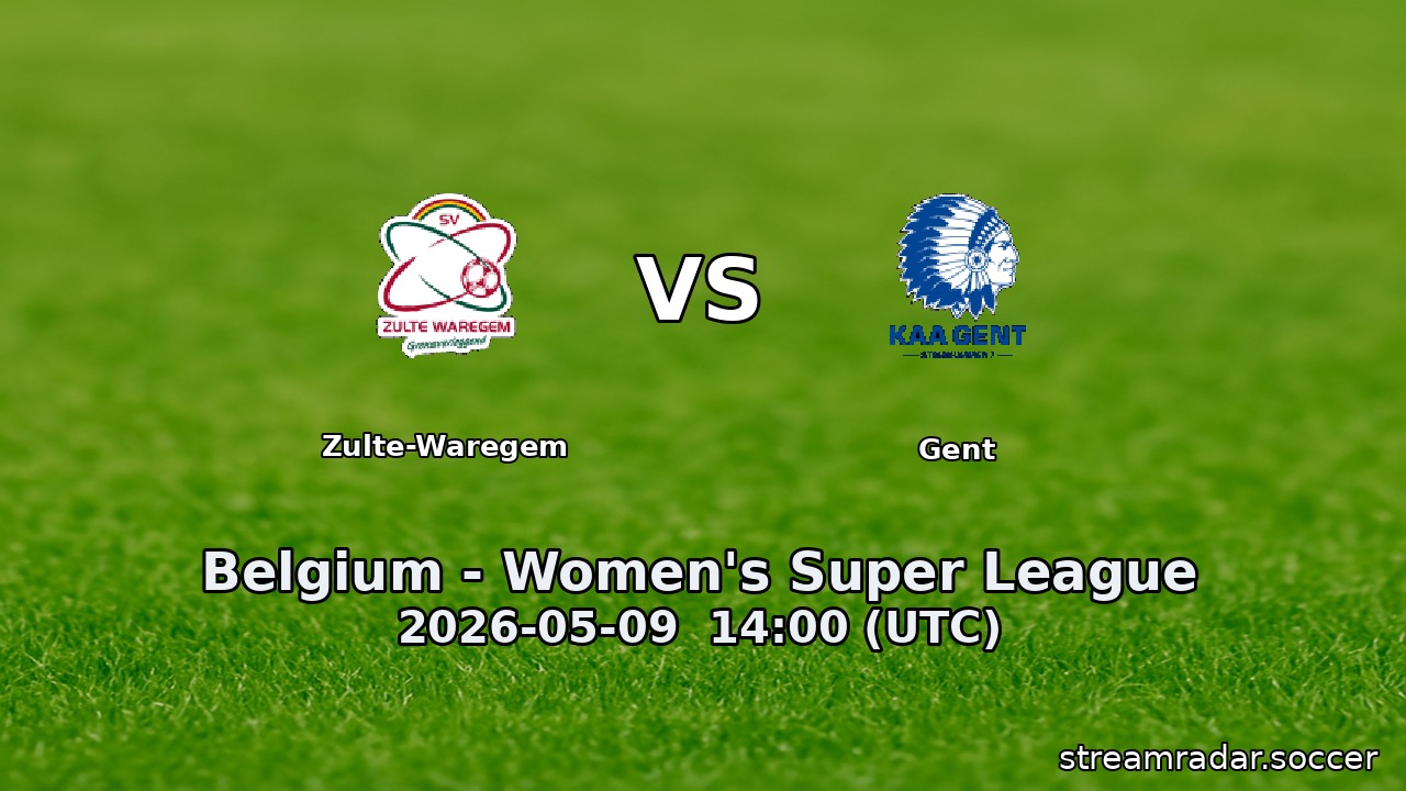 Zulte-Waregem vs Gent