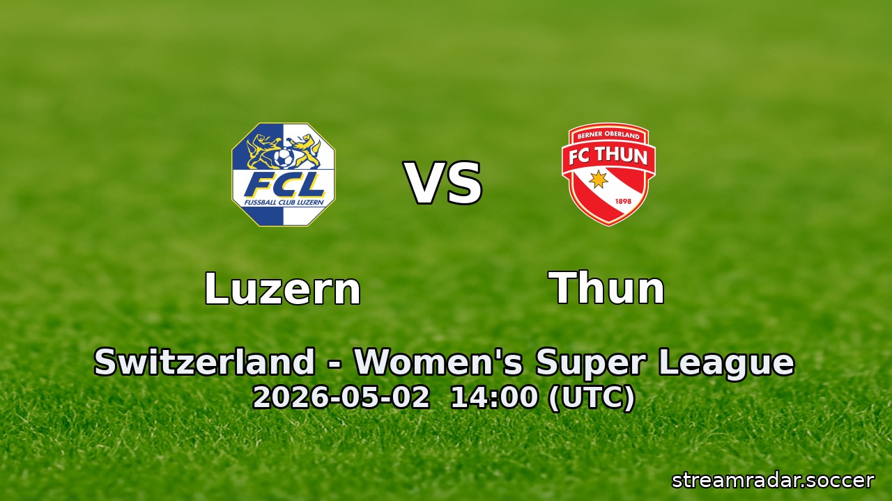 Luzern vs Thun