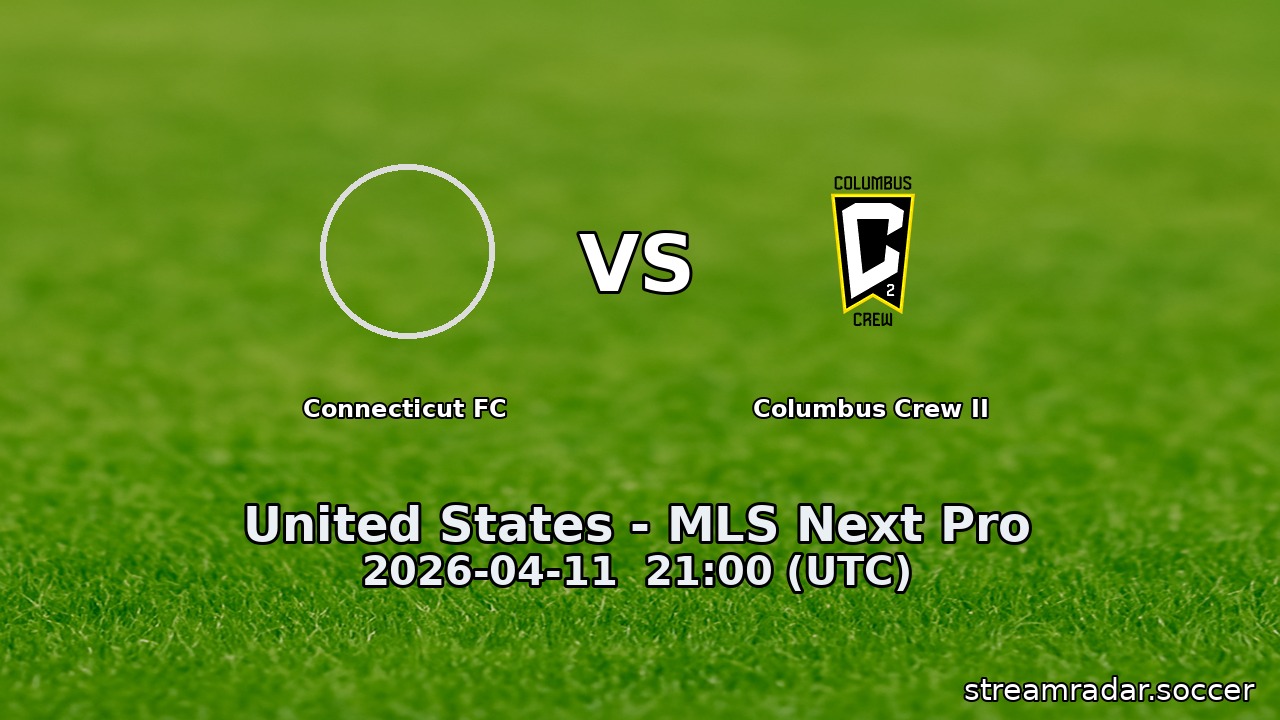 Connecticut FC vs Columbus Crew II