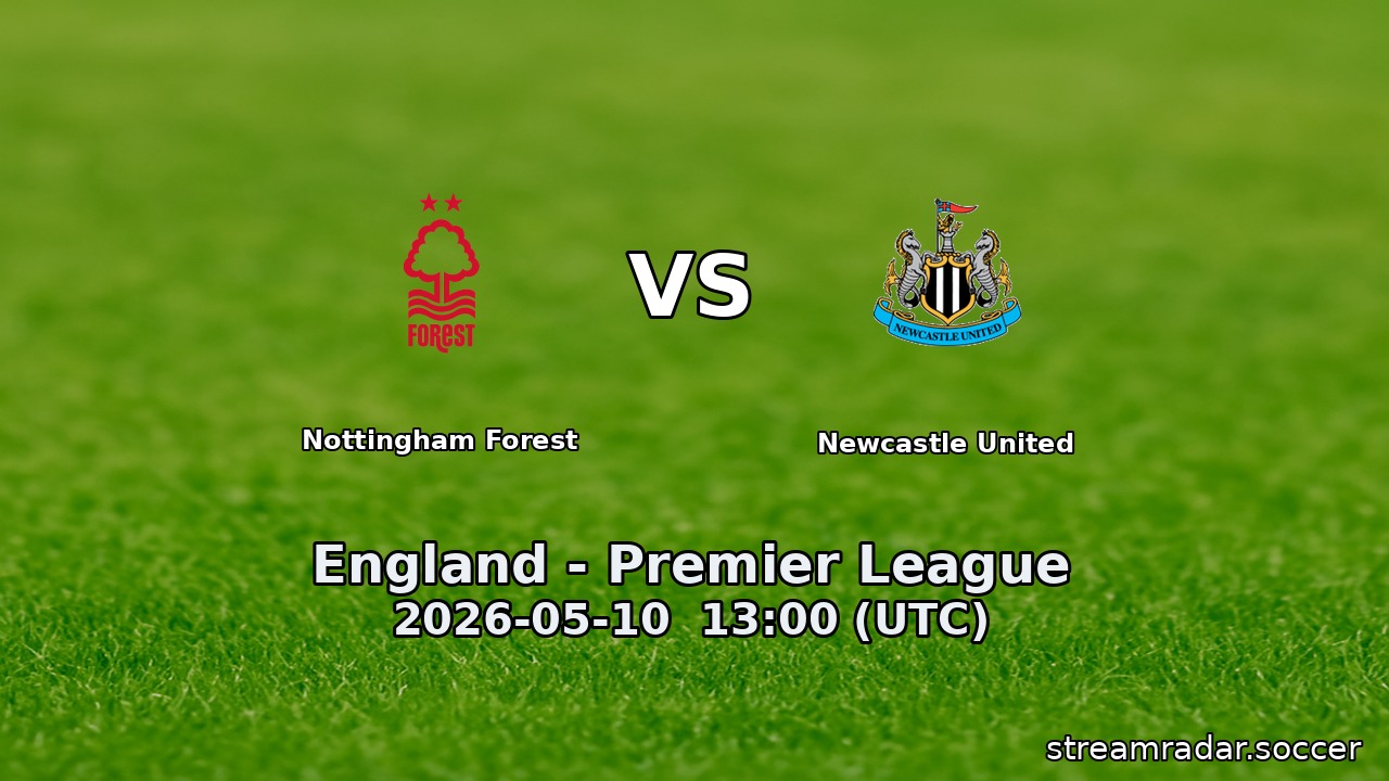 Nottingham Forest vs Newcastle United