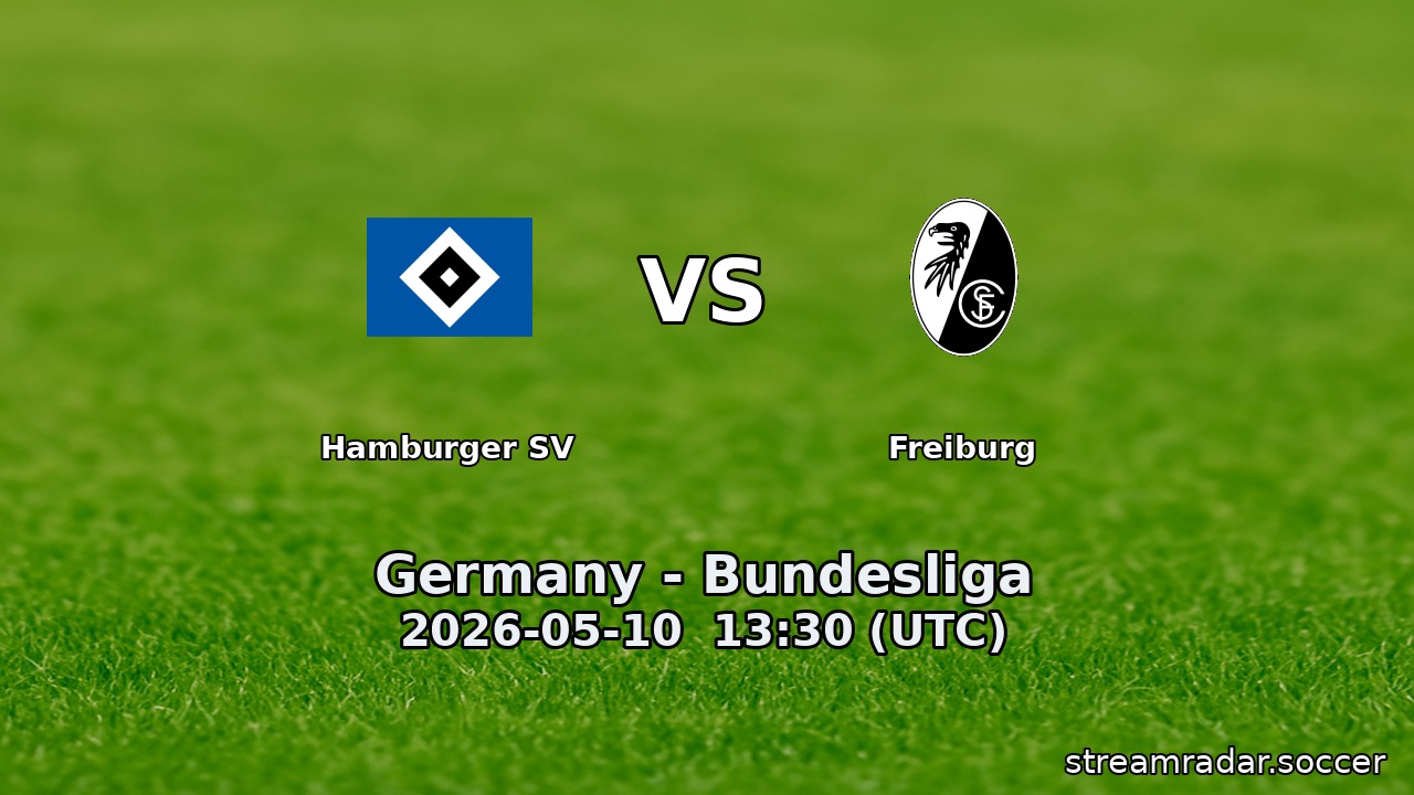Hamburger SV vs Freiburg