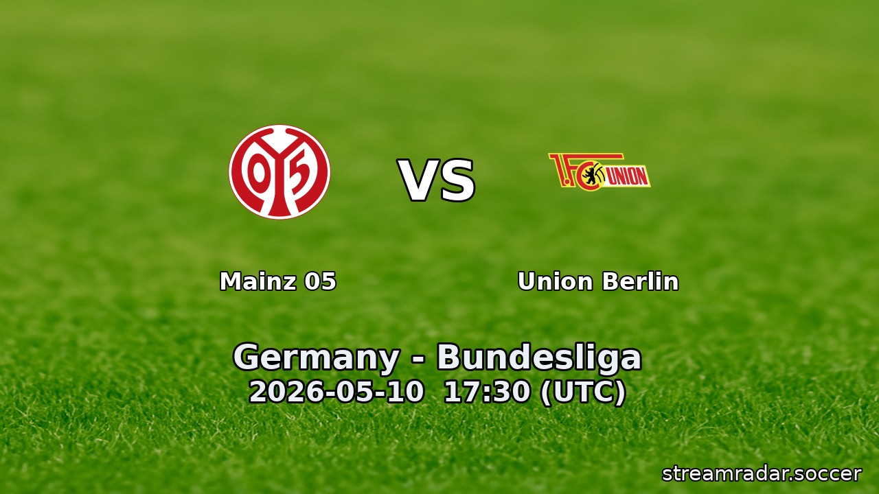 Mainz 05 vs Union Berlin