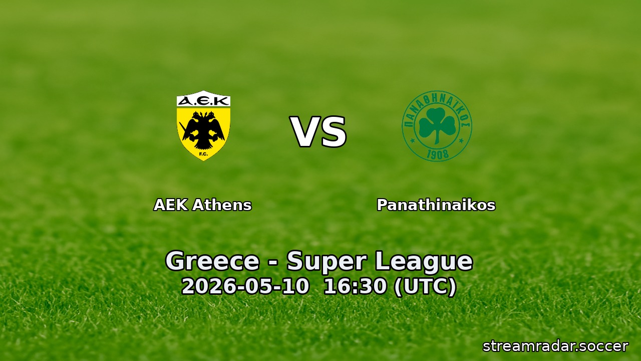 AEK Athens vs Panathinaikos