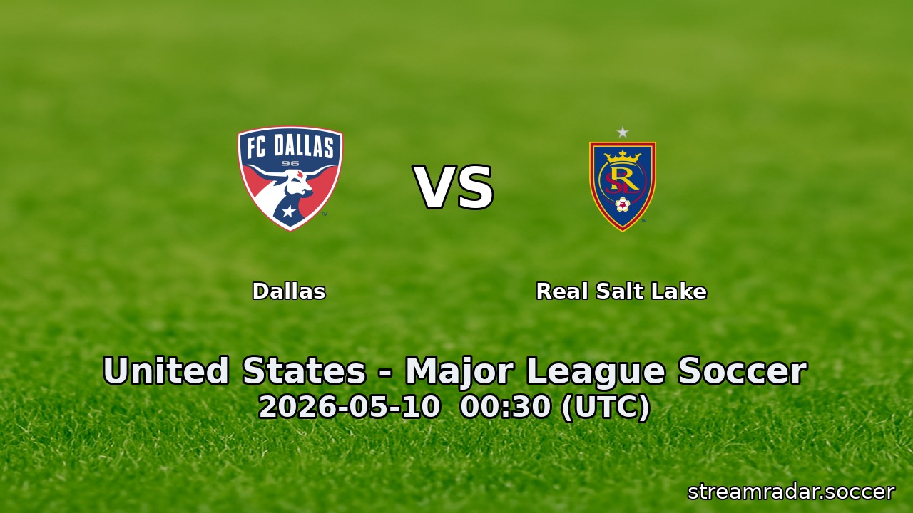 Dallas vs Real Salt Lake