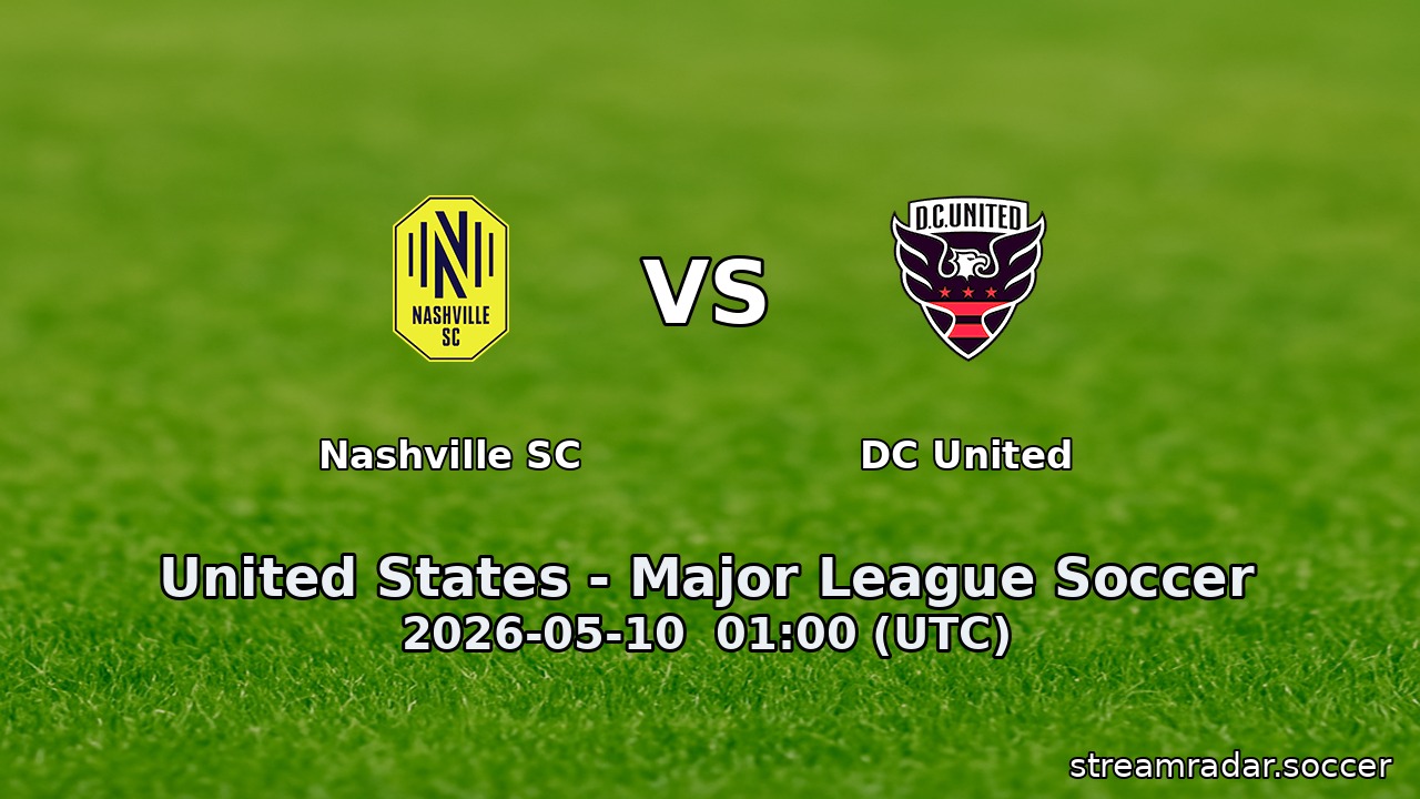 Nashville SC vs DC United