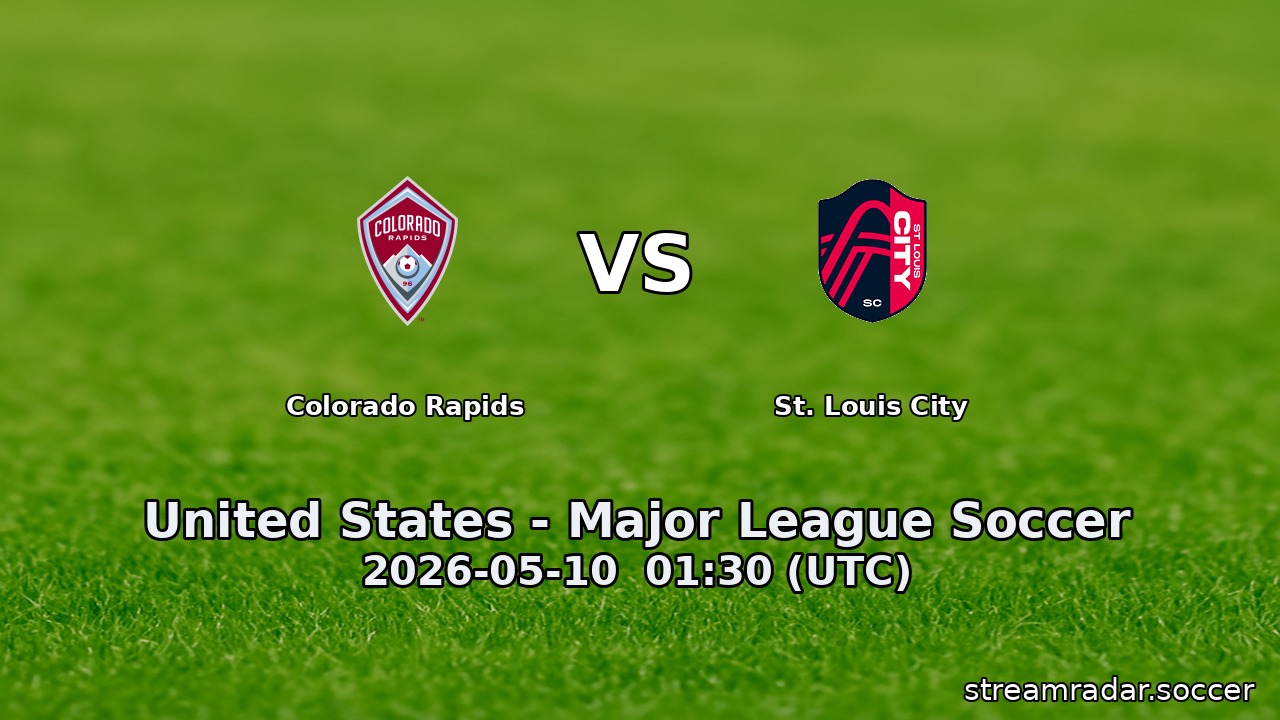 Colorado Rapids vs St. Louis City