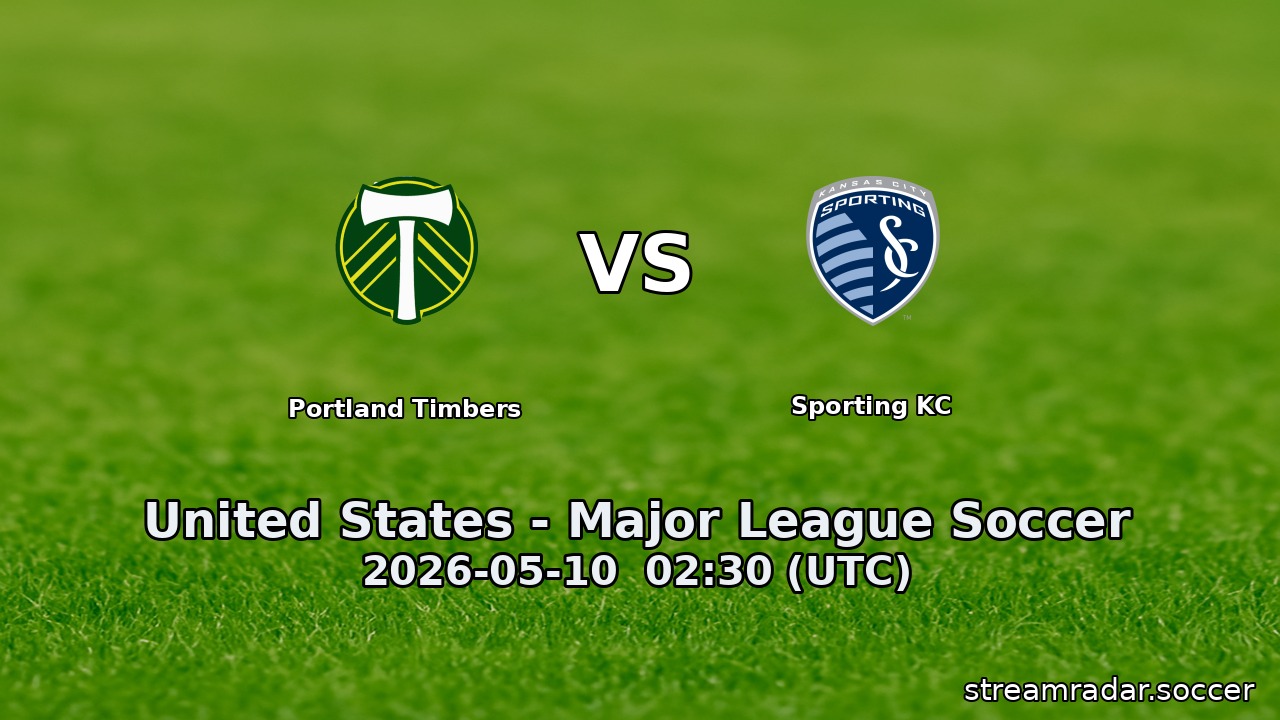 Portland Timbers vs Sporting KC