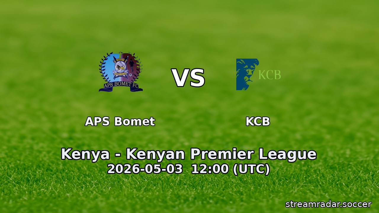 APS Bomet vs KCB