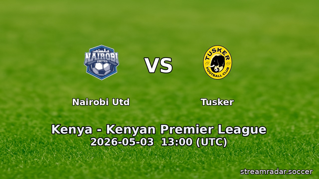 Nairobi Utd vs Tusker