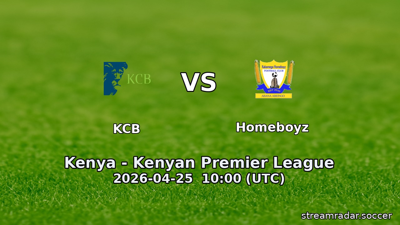 KCB vs Homeboyz