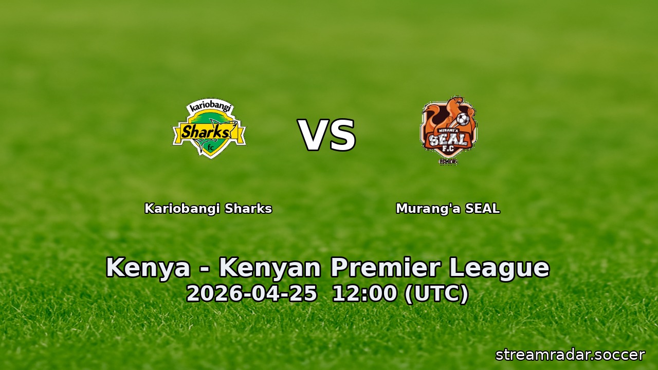 Kariobangi Sharks vs Murang'a SEAL