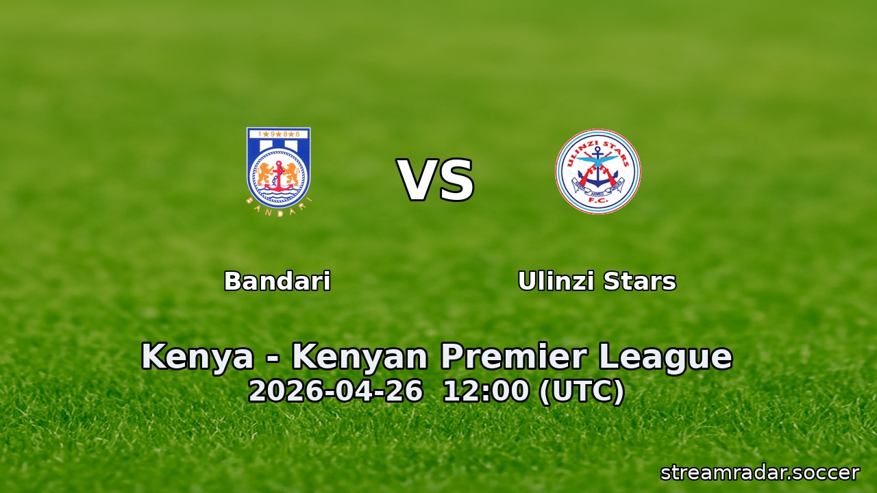 Bandari vs Ulinzi Stars