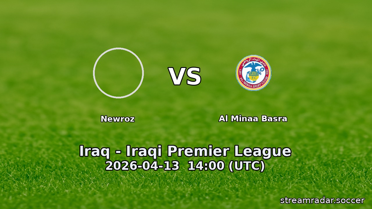 Newroz vs Al Minaa Basra
