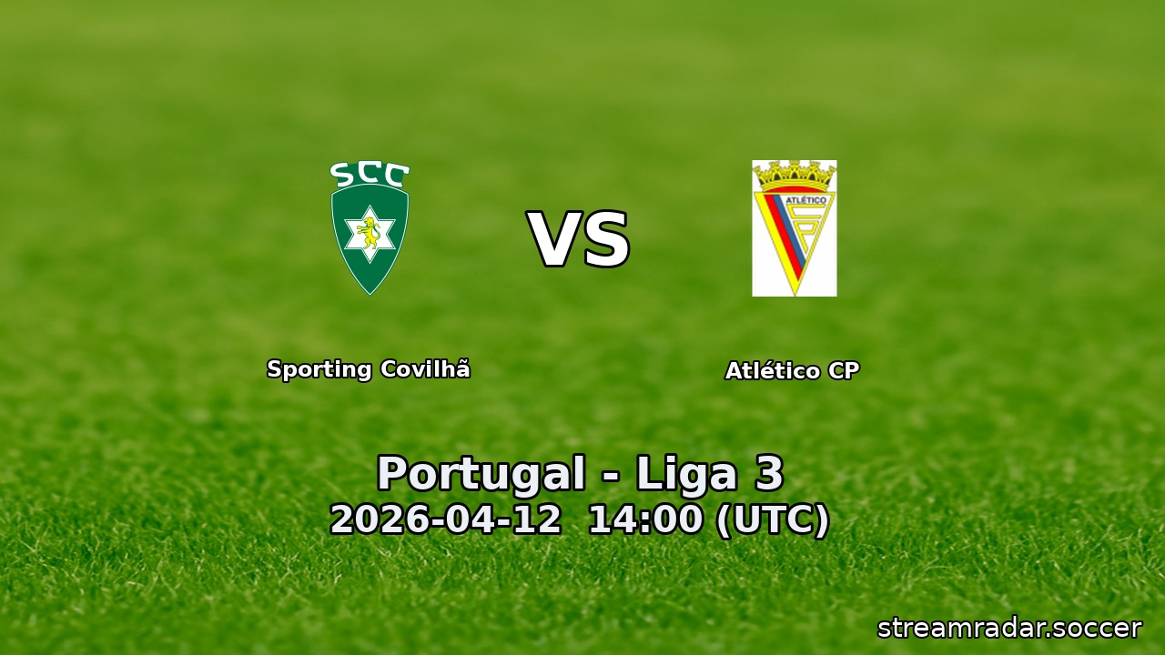 Sporting Covilhã vs Atlético CP
