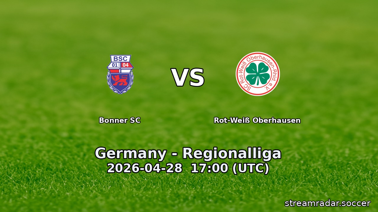 Bonner SC vs Rot-Weiß Oberhausen