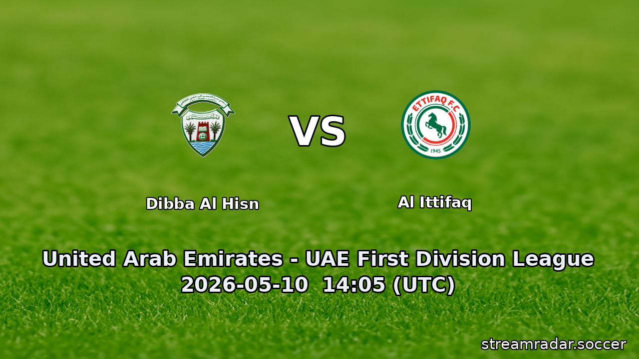 Dibba Al Hisn vs Al Ittifaq